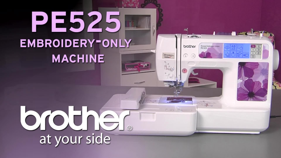 Brother PE525 Embroidery machine computerized 70 designs LCD