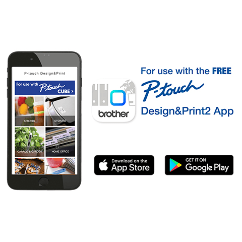 Etichettatrice Brother P-Touch Cube Bluetooth - Per Nastri 3.5-12 Mm, App DesignandPrint - Foto 3