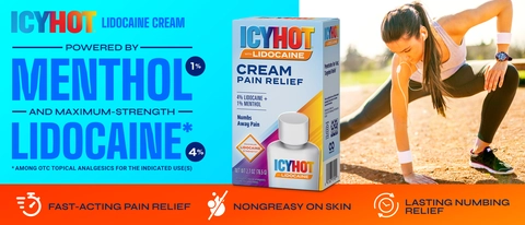 Icy Hot Cream with Lidocaine Plus Menthol - 2.7 Oz - safeway