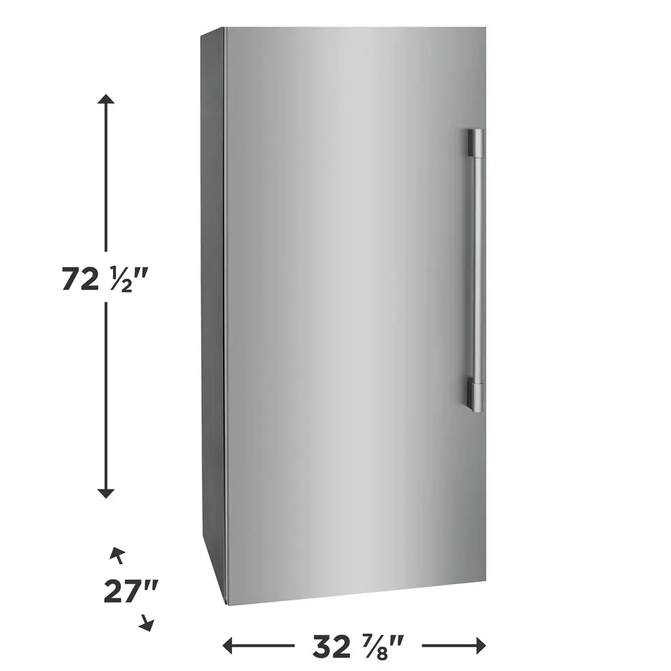 Frigidaire Professional 19 Cu. Ft. Single-Door Freezer - Gray Interior