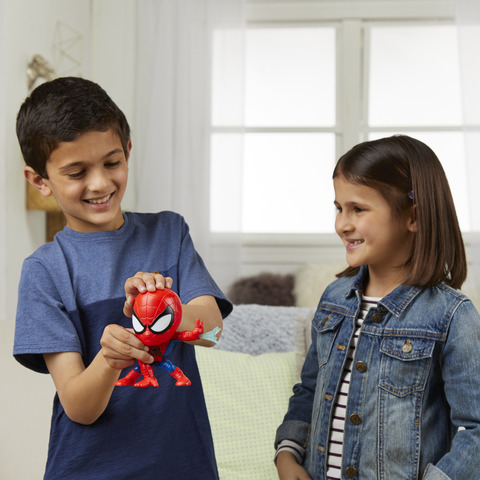 Bop It! Marvel Spider-Man Edition Family Party Game for Kids and Adults, 1+  Players 