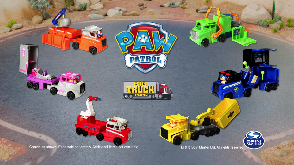 Paw Patrol Camión Transforma de Rocky con Figura - Juguettos