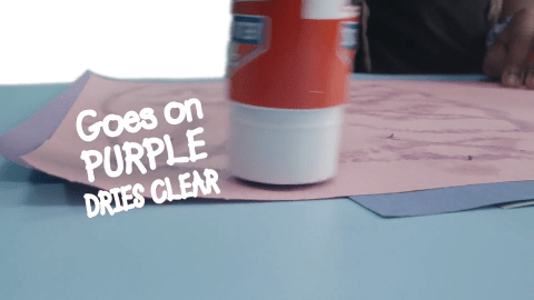 12ct Giant Glue Sticks Disappearing Purple - up & up™