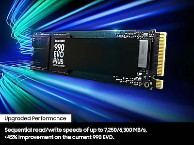 Samsung 990 EVO Plus Gen4 NVMe SSD 4TB - MZ-V9S2T0B/AM Samsung 990 EVO Plus Gen4 NVMe SSD 4TB - MZ-V9S2T0B/AM