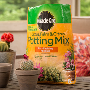 Miracle-Gro Moisture Control Potting Mix, 1 cu. ft., Feeds up to 6 Months 