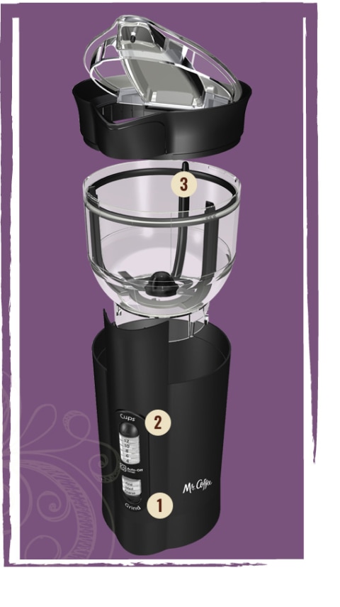 Mr. Coffee Blade Grinder With Chamber Maid Cleaning System