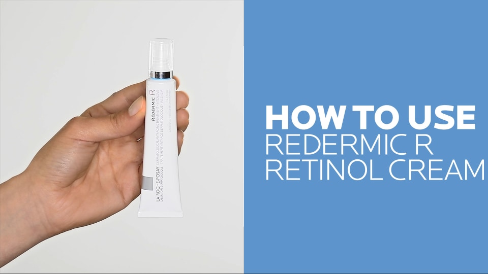 thumbnail video image 2 of La Roche-Posay Redermic R Anti Aging Retinol Cream, 1.0 fl oz, 2 of 10
