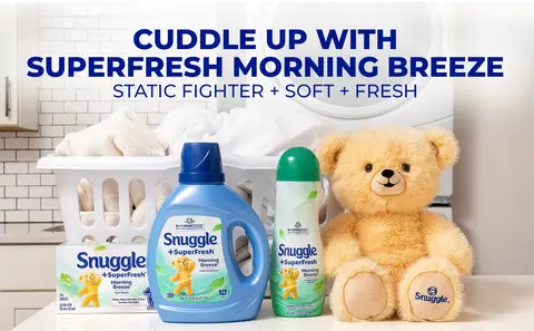 CUDDLE UP WITH SUPERFRESH MORNING BREEZE STATIC FIGHTER + SOFT + FRESH