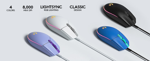 Procent Ærlig Rendition Logitech G203 LightSync Wired Gaming Mouse - Black | Dell USA