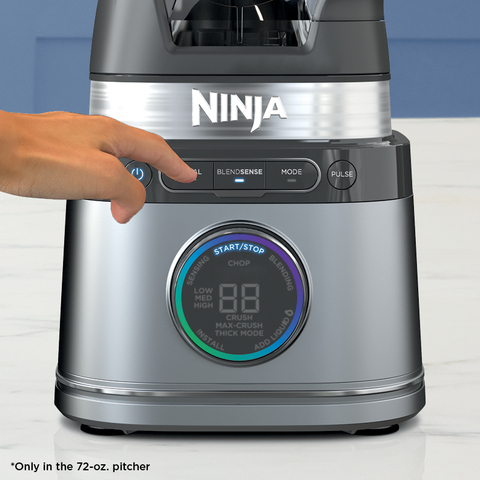 Ninja Detect Duo Power Blender + Single Serve with Blend Sense Technology,  Platinum Silver, TB300 