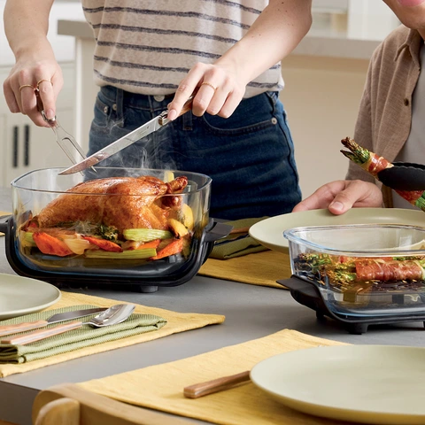 Ninja Crispi 4-in-1 Portable Glass Air Fryer Cooking System