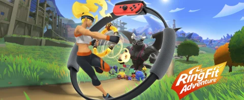 Nintendo Switch Joy-Con Fitness Gear: Ring Fit Adventure Game Black -  Walmart.com