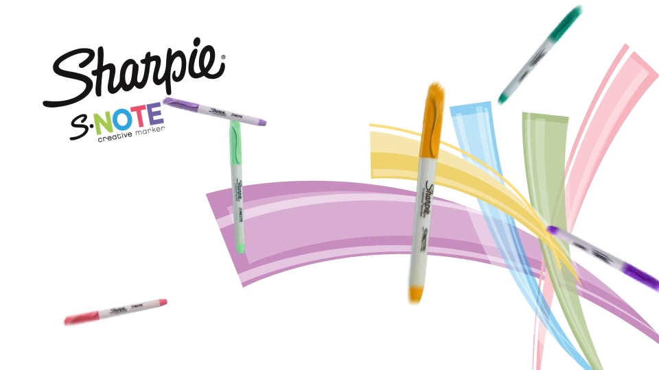 Sharpie Pennarelli Creatie S-Note 12 Unità Multicolor