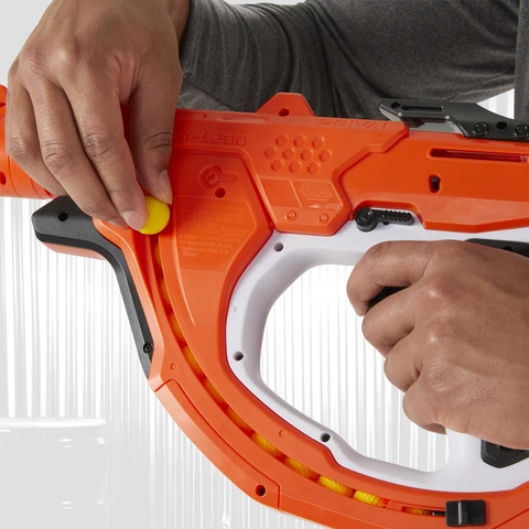 Nerf Rival Curve Shot Sideswipe XXI 1200 Ball Dart Blaster