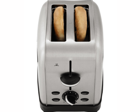 Oster 2-Slice Toaster with Advanced Toast Technology, Stainless Steel