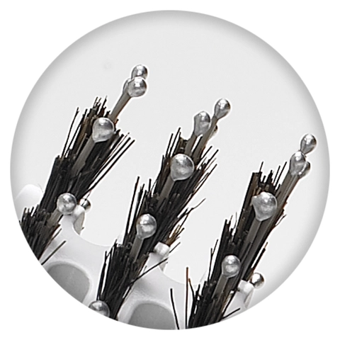 Special blend of ionic bristles  &amp; 100% boar bristles