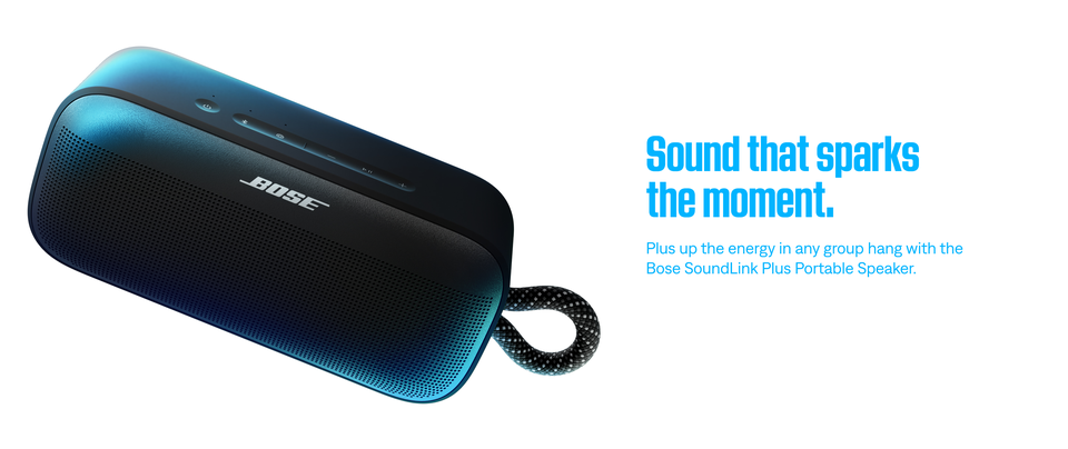 Bose, SoundLink Plus Bluetooth Speaker, Waterproof Portable