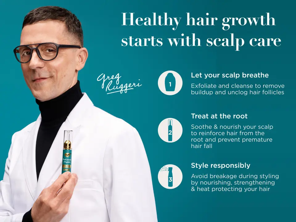 Healthy hair growth starts with scalp care