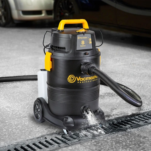 Vacmaster 3-in-1 Wet Dry Upholstery Shampoo Vacuum, 8 Gallon, 5.5