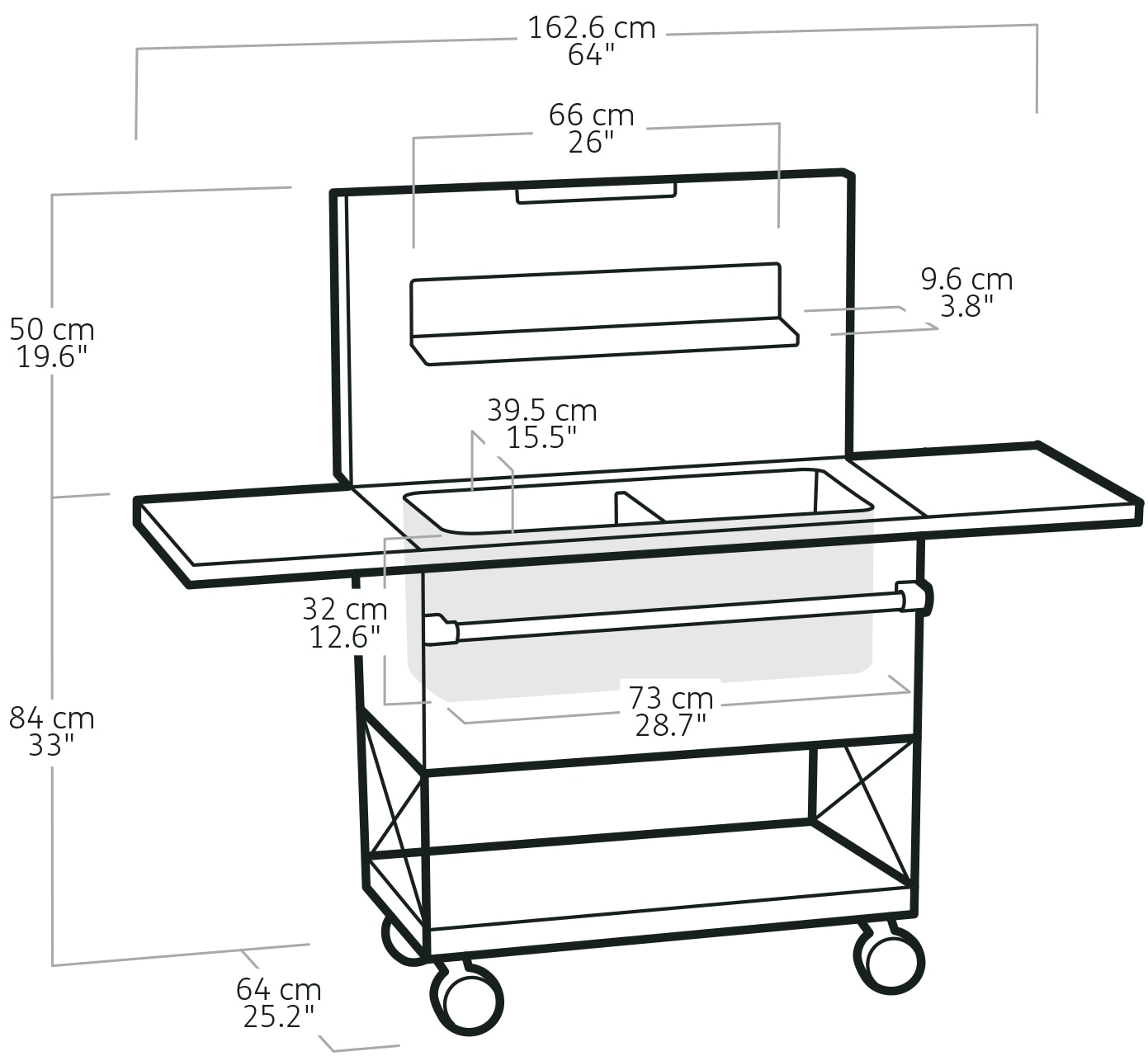 Keter Patio Cooler & Beverage Cart Homesmartcamera