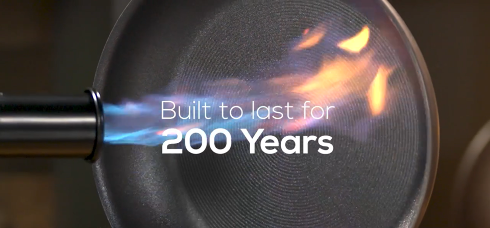 thumbnail video image 2 of Circulon ScratchDefense 8 Piece Nonstick Induction Pots and Pans Set, Graphite, 2 of 11