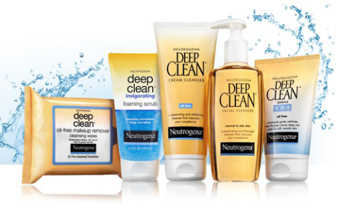 Neutrogena Oil-Free Deep Clean Daily Facial Cleanser, Face Wash, 6.7 fl. oz  