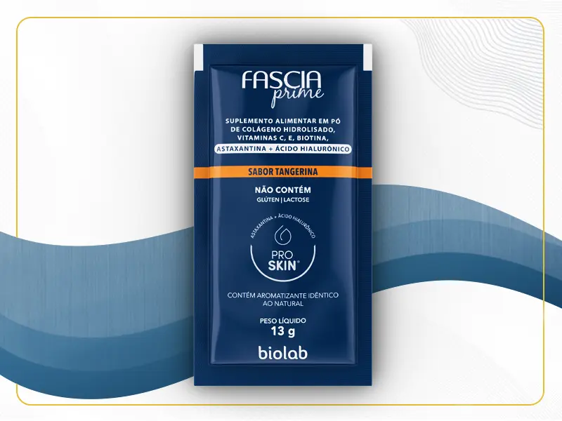 Fascia Prime Biolab Sabor Tangerina 13g 30 Sachês