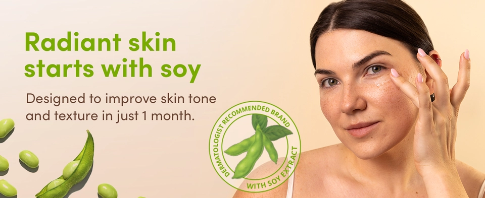 Skin care for even tone and texture of skin, use Aveeno positively radiant 