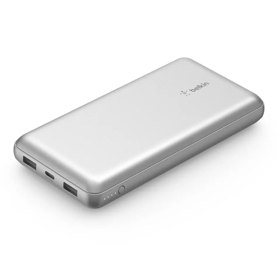 Belkin USB Type-C Portable Charger 20K Power Bank with USB-A to USB-C Cable  - Silver