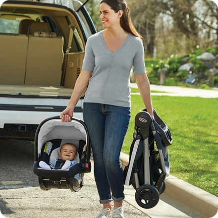 graco fastaction travel system asher