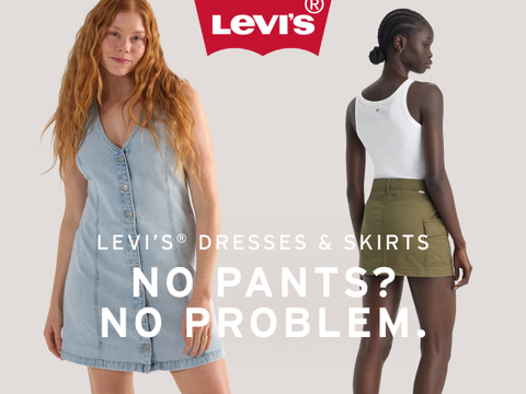 Levi's® Cargo Womens Mid Rise Denim Skirt, Color: Olive Nights