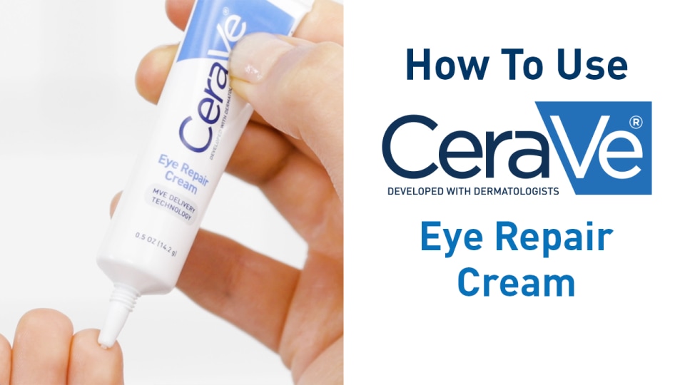 CeraVe Eye Repair Cream with Hyaluronic Acid for Dark Circles and
