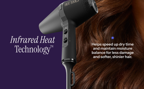 Infrared Heat Technology for faster drying &amp; less damage