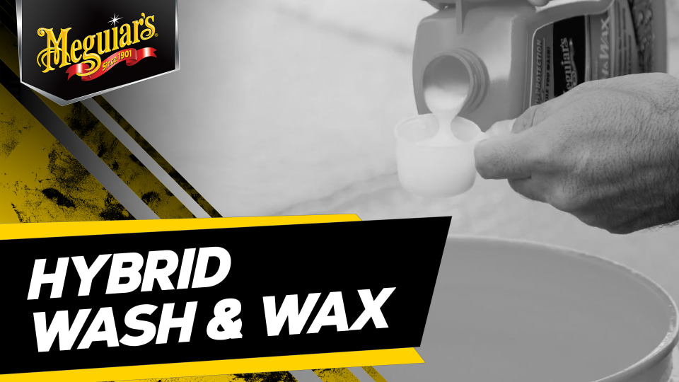 Meguiar's Hybrid Ceramic Liquid Wash & Wax, 48 oz Wash, 8 oz
