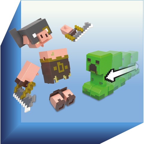 Minecraft Peluche Creeper 20 cm à l'effigie des personnages 