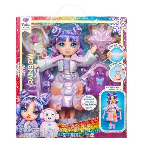 Free Shipping! Rainbow High Violet Winter Wonderland Fashion Doll