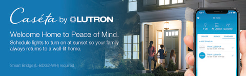 Lutron Caseta Wireless Smart Lighting On/Off Switch and Remote Kit for All Bulb Types White PD5ANS-2BPICO