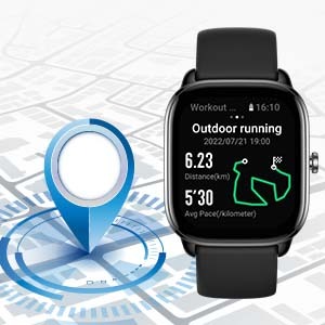 Amazfit GTS 4 Mini reloj inteligente para mujeres y hombres, Alexa  integrado, GPS, rastreador de fitness con más de 120 modos deportivos,  duración de