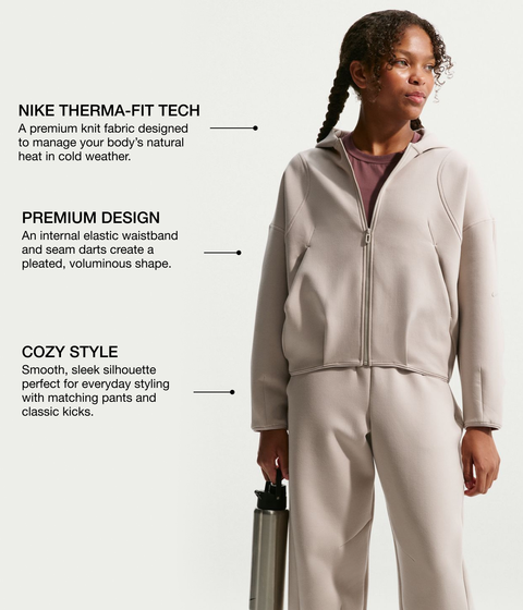 Nike Girls' MAVN Therma-FIT Knit Full-Zip Hoodie | Dick's Sporting