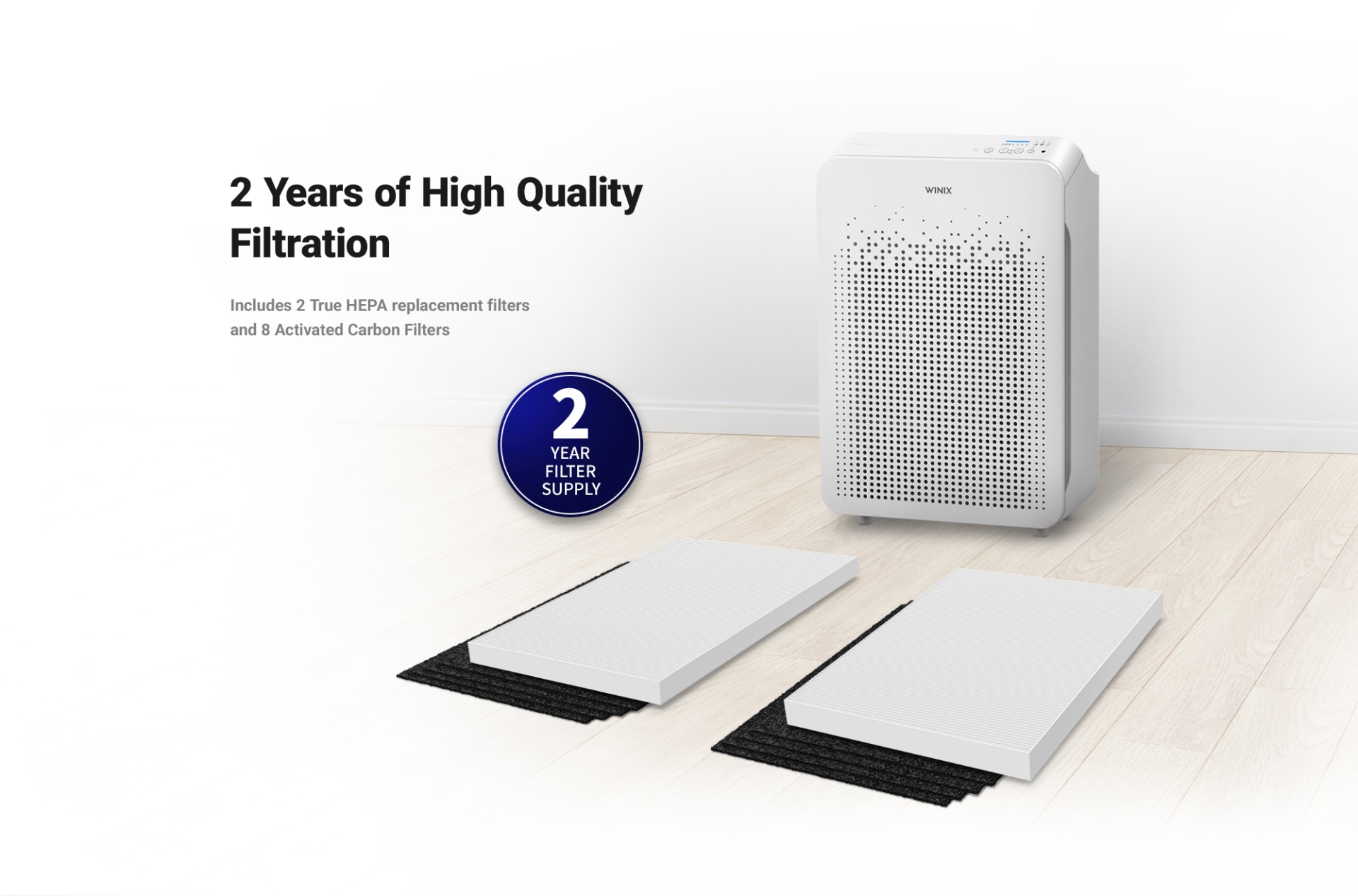 Winix True HEPA 4 Stage Air Purifier with WiFi and Additional Filter