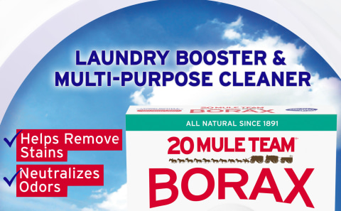 20 Mule Team Borax Natural Laundry Booster 65 Ounce pack of 2