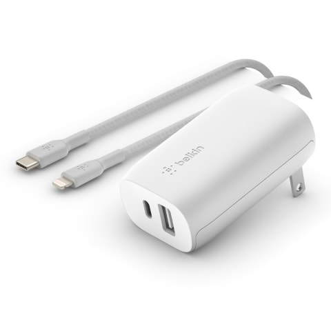 Cargador de red Belkin Boost Charger 30W USB-C con cable USB-C a USB-C -  Cargador de teléfono - LDLC