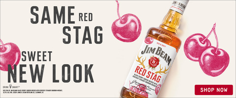 Kentucky Whiskey Cherry Bourbon ml Straight Meijer Black | Liqueur 750 Jim with Stag Beam Red
