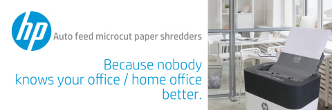 HP MC83 8-Sheet Microcut Paper Shredder with Slide Top - 20737095