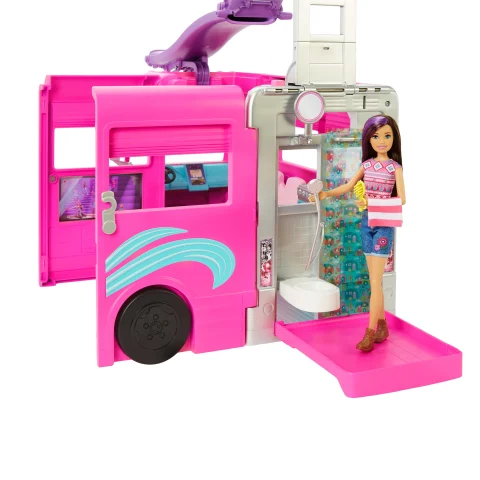 Barbie Camping Car Transformable De 76 Cm