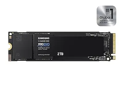Samsung 990 EVO 2TB Samsung V NAND TLC NAND PCIe Gen 4 x4 and PCIe