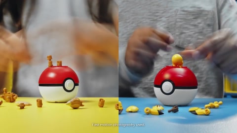 Pokeball with moving parts