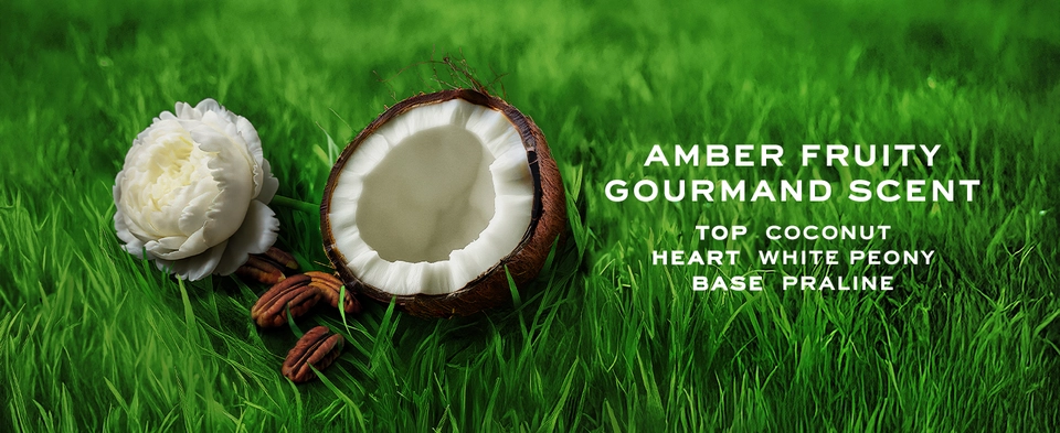 Amber fruity scent
