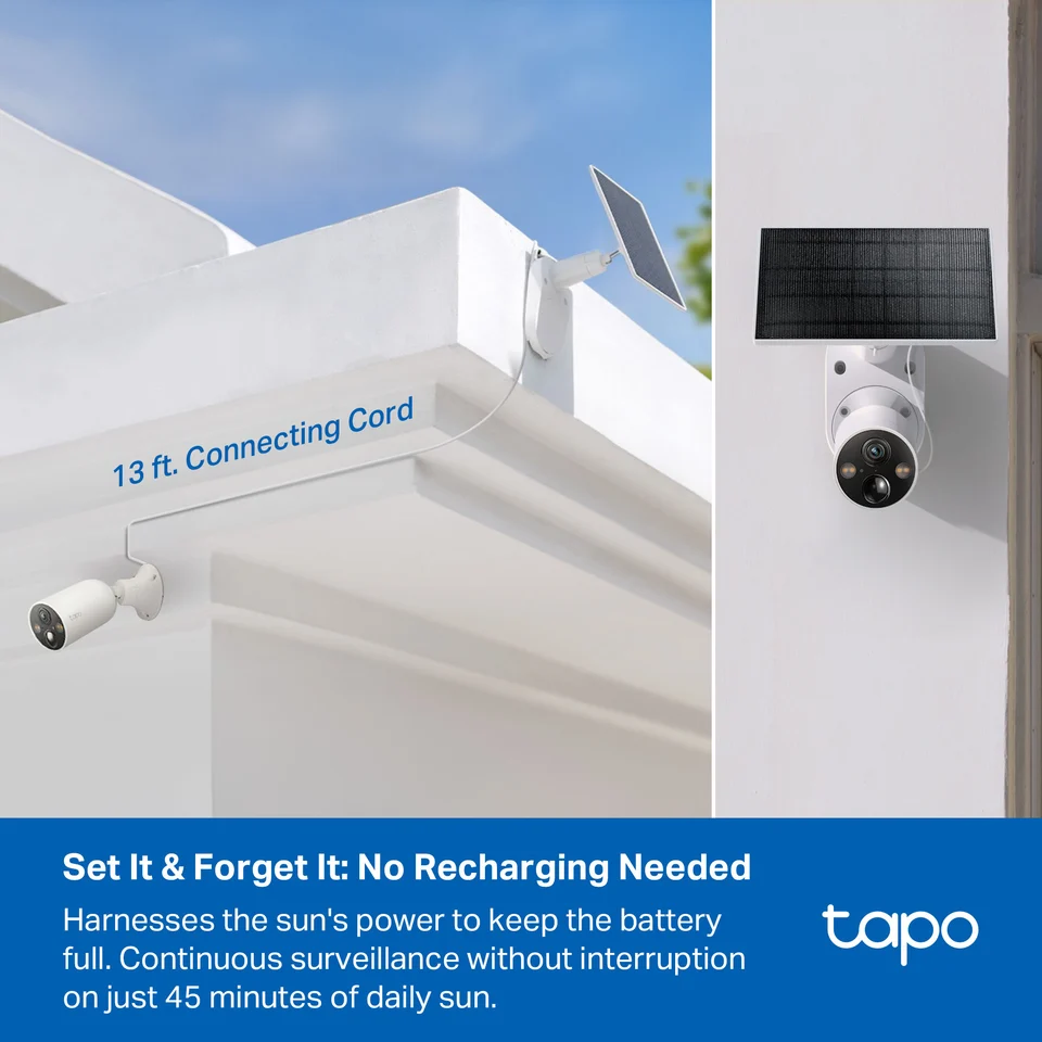 TP Link Tapo Outdoor Battery Powered Wireless 2K Security Camera