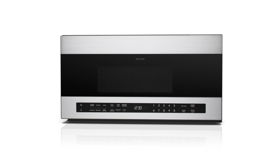 Sharp 30 in. 1.9 cu. ft. 1100W Smart Over-the-Range Microwave with